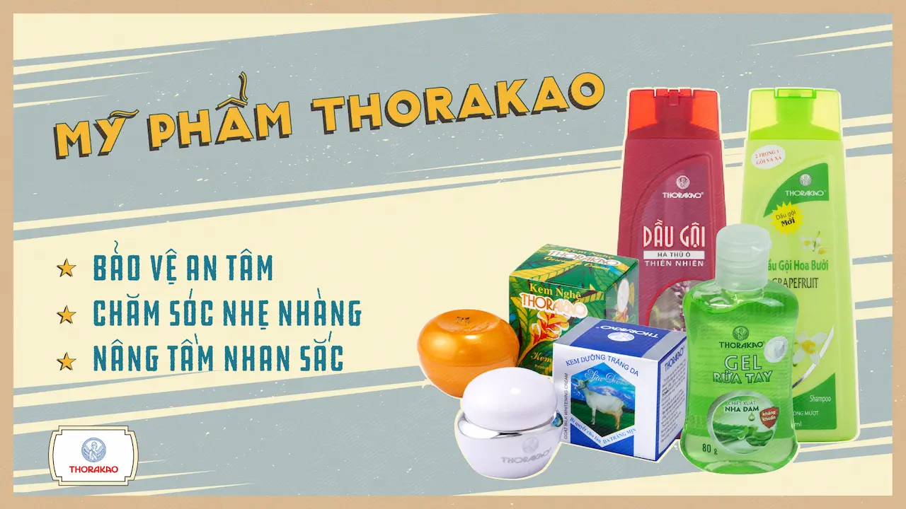 Công Ty Tnhh Sx Mỹ Phẩm Thorakao Tiền Thân Từ Hãng Mỹ Phẩm Lan Hảo Thành Lập Từ Năm 1957, Chính Thức Lên Công Ty Năm 1961 Với Mặt Hàng Truyền Thống Kem Dưỡng Da Trân Châu, Dầu Gội Đầu, Xà Bông Thơm, Nước Bóng Tóc Parafine & Brillantine Chải Tóc Hiệu Thorakao.