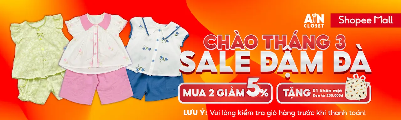 Bà Ba – Bộ Ngắn – Bộ Dài – Lưng AIN Closet Vẫn Còn Nhiều Mẫu Đủ Size 6-33kg Ạ Thời Trang Thiết Kế Cao Cấp Cho Mẹ Và Bé