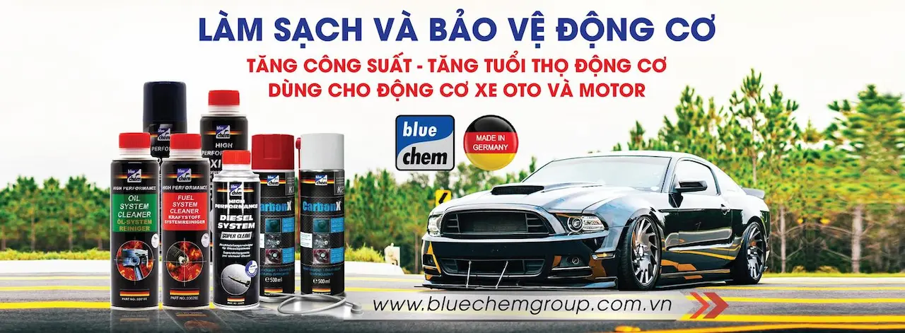 Bluechem Sản Phẩm Phụ Trợ ( Dầu Nhớt , Phụ Gia ) Có 1 Thương Hiệu Đến Từ Đức Đã Hình Thành Và Có Mặt Tại Việt Nam , Với Tiêu Chí Mang Lại Sự Hài Lòng Cho Khách Hàng Về Phần Bảo Dưỡng Động Cơ Cho Xe Ô Tô Và Xe Máy Tại Thị Trường Việt Nam.