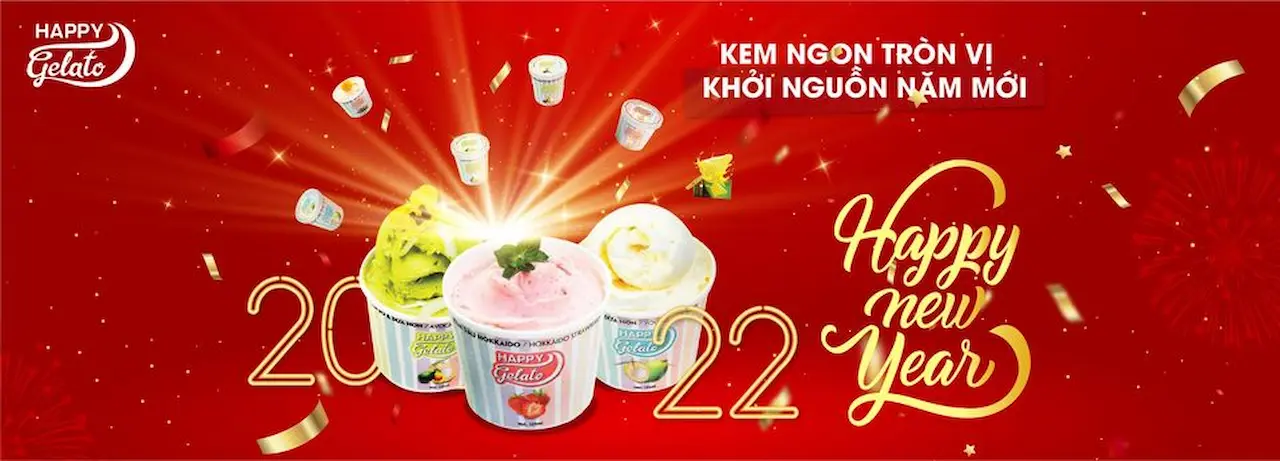 Gelato Kem Ngon Trọn Vị  Hạnh Phúc Đong Đầy – Happy Gelato Kem Chuẩn Vị Italia Kem múi sầu riêng nguyên vị tươi ngon từ thịt sầu nguyên chất 100%