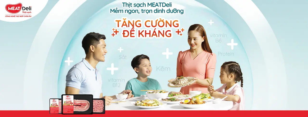 Thịt Sạch Meatdeli, Từ Nguồn Heo Khỏe, Được Xử Lý Và Đóng Gói Khép Kín Với Công Nghệ Oxy Fresh 9 Từ Châu Âu Giúp Ngăn Chặn Vi Khuẩn Xâm Nhập