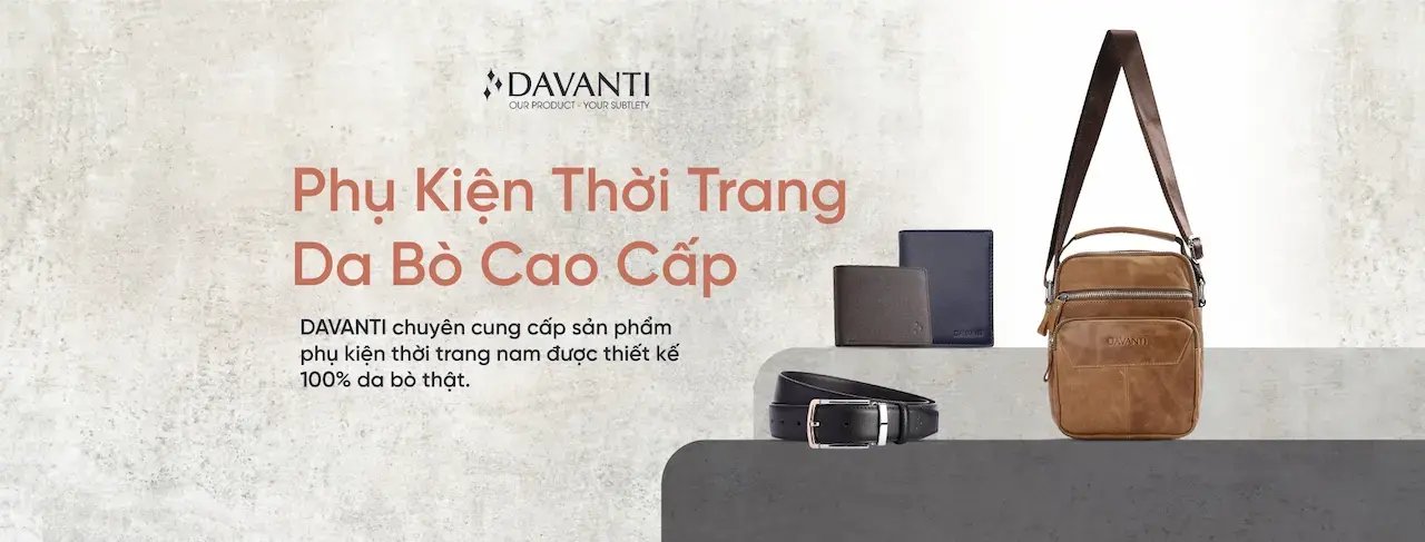 Davanti Shop Kinh Doanh Sản Phẩm Từ 100% Da Bò Thật, Ví Da, Thắt Lưng, Túi Xách Nam Nữ