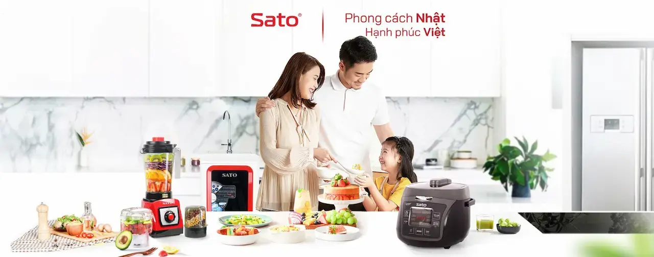 Sato 1 Thương Hiệu Đồ Gia Dụng Hàng Đầu Tại Việt Nam Các Sản Phẩm Chủ Đạo: Đồ Gia Dụng – Điện Gia Dụng, Máy Lọc Nước Ro.