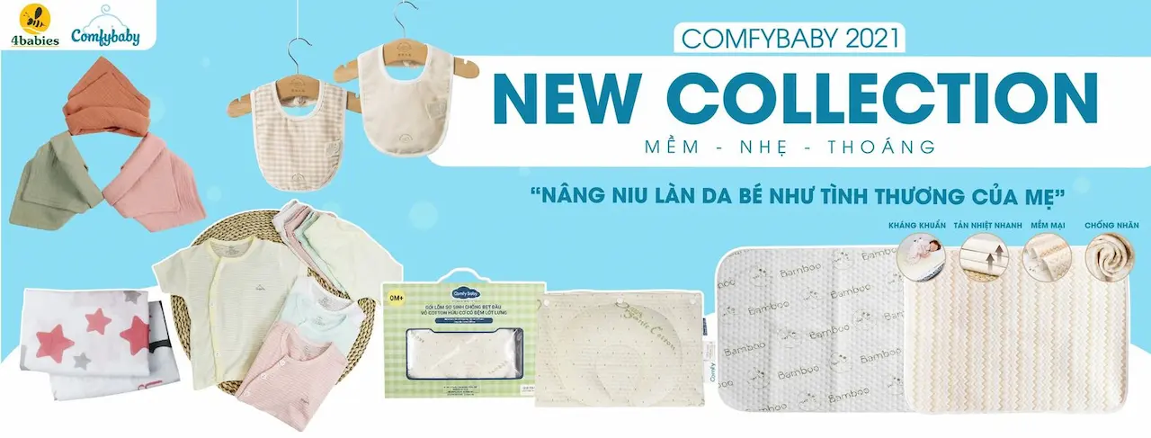 Những Sản Phẩm Của Comfybaby Được Sản Xuất Từ Những Nguyên Liệu Hoàn Toàn Tự Nhiên 100%, Mềm Mại, An Toàn Tuyệt Đối Khi Sử Dụng Cho Trẻ Em.