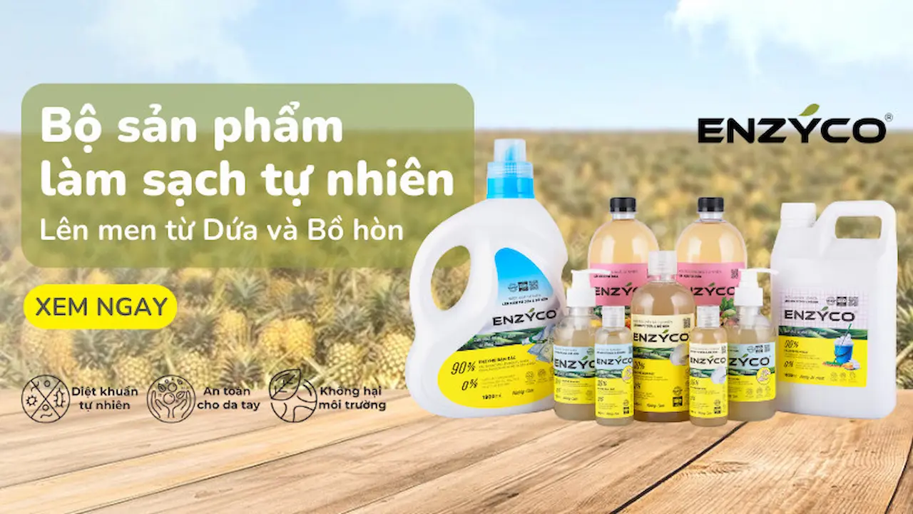 Có Nước Rửa Bát Enzyco, Mẹ Không Lo Gia Đình Phải Tiếp Xúc Với 1 Hoá Chất, Cũng Không Còn Lo Da Tay Bị Nứt Nẻ, Dị Ứng Sau Mỗi Lần Rửa Bát