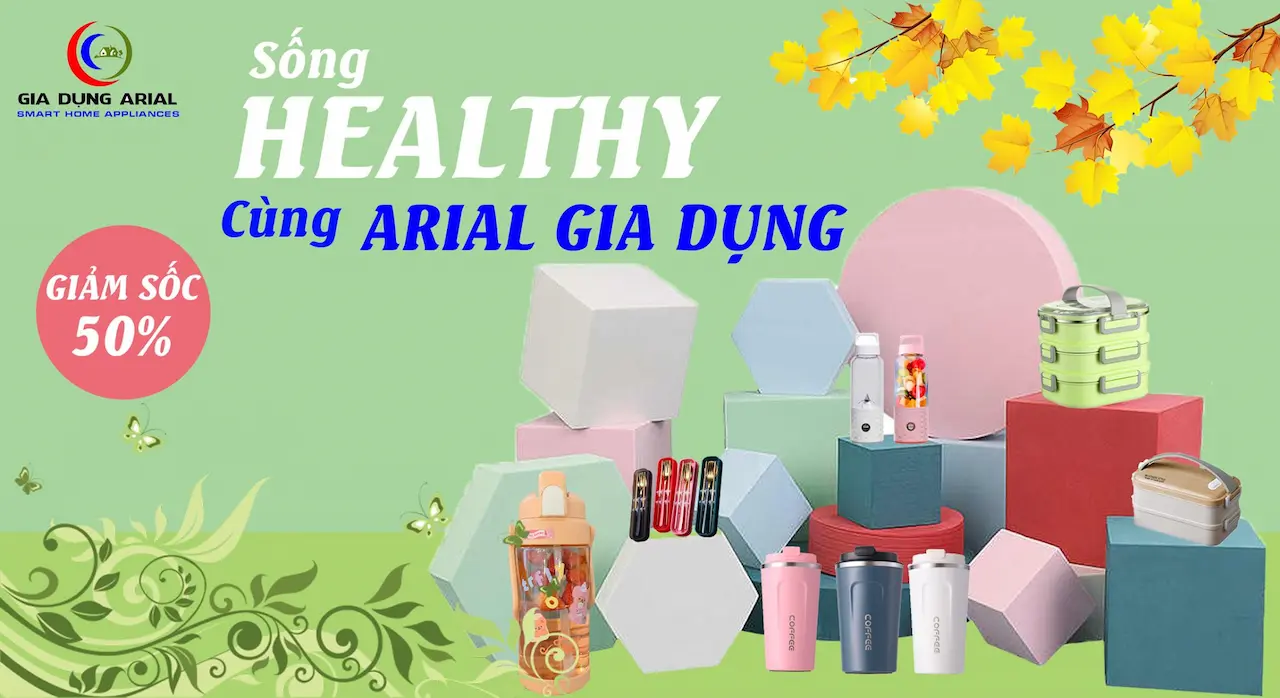 Gia Dụng Arial 1 Shop Chuyên Cung Câp Các Mẫu Hộp Cơm, Hộp Cơm Giữ Nhiệt , Hộp Cơm Cắm Điện, Bình Giữ Nhiệt, Bình Nước, Quạt Mini Cầm Tay Đồ Dùng Thông Minh.