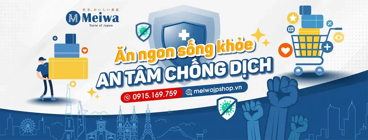 Meiwa JP Shop Siêu thị thực phẩm tiêu chuẩn Nhật Bản là 1 tập đoàn thực phẩm hàng đầu Việt nam