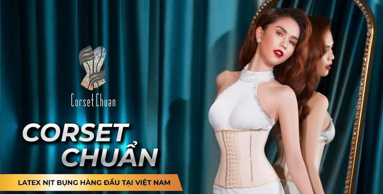 Corset Chuẩn Là 1 Dòng Sản Phẩm Nịt Bụng Dạng Dây Siết Với Mắc Cài Phía Trước Và Dây Siết Phía Sau.