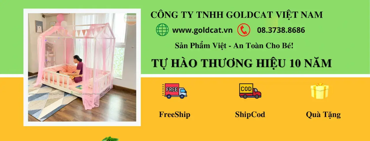 Goldcat 1 Đơn Vị Cung Cấp Trên Thị Trường Bán Lẻ Nôi, Cũi, Giường , Đồ Nội Thất, Đồ Chơi Gỗ Thông Minh Và Các Sản Phẩm Giáo Dục Sáng Tạo.