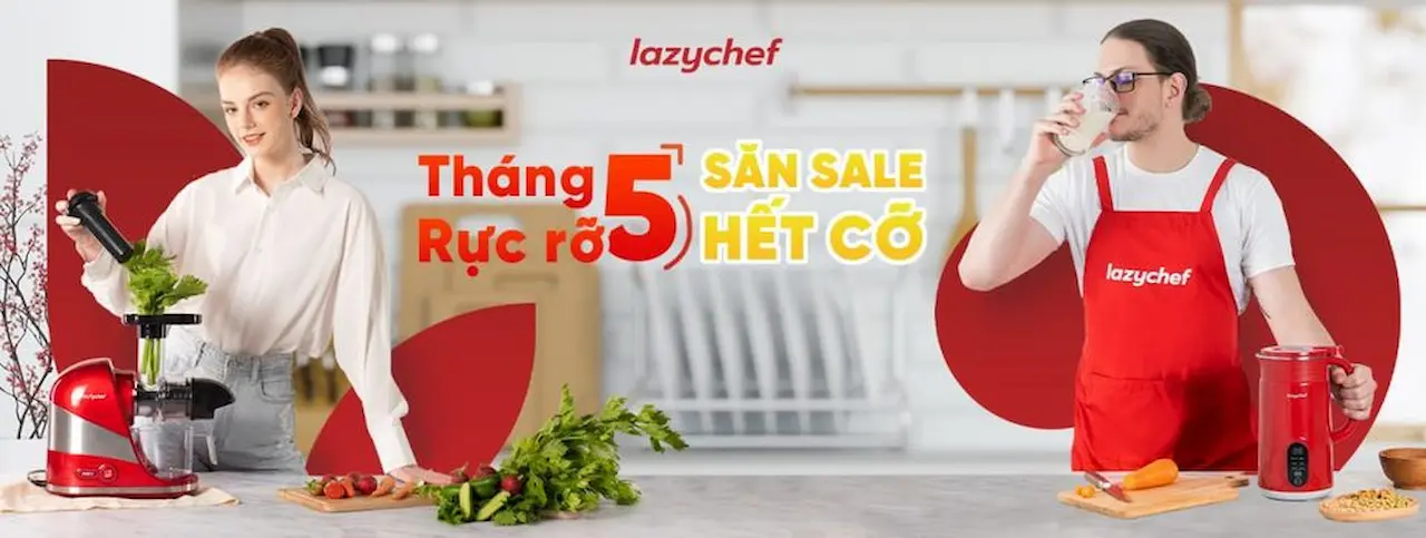 LazyChef là thương hiệu gia dụng thông minh, tiện lợi, kiểu dáng hiện đại, công nghệ Châu Âu, hỗ trợ kỹ thuật và vận hành sử dụng lên đến 10 năm