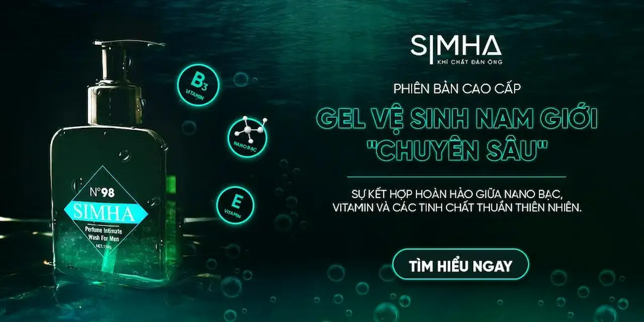 Simha 1 Nhãn Hàng Chuyên Sản Phẩm Chăm Sóc Vùng Kín Cho Nam Đầu Tiên Tại Việt Nam